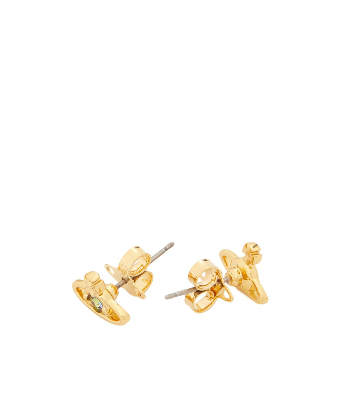 Vivienne Westwood Saturn Shaped Earrings In Yellow