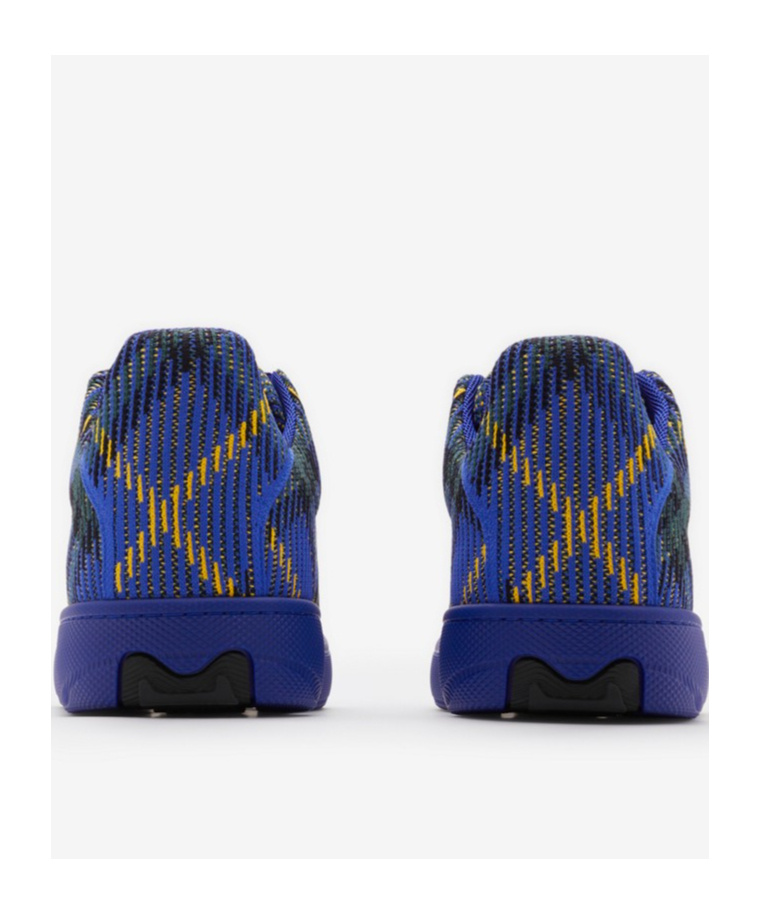 Burberry Sneakers Box With Check Processing In Blue