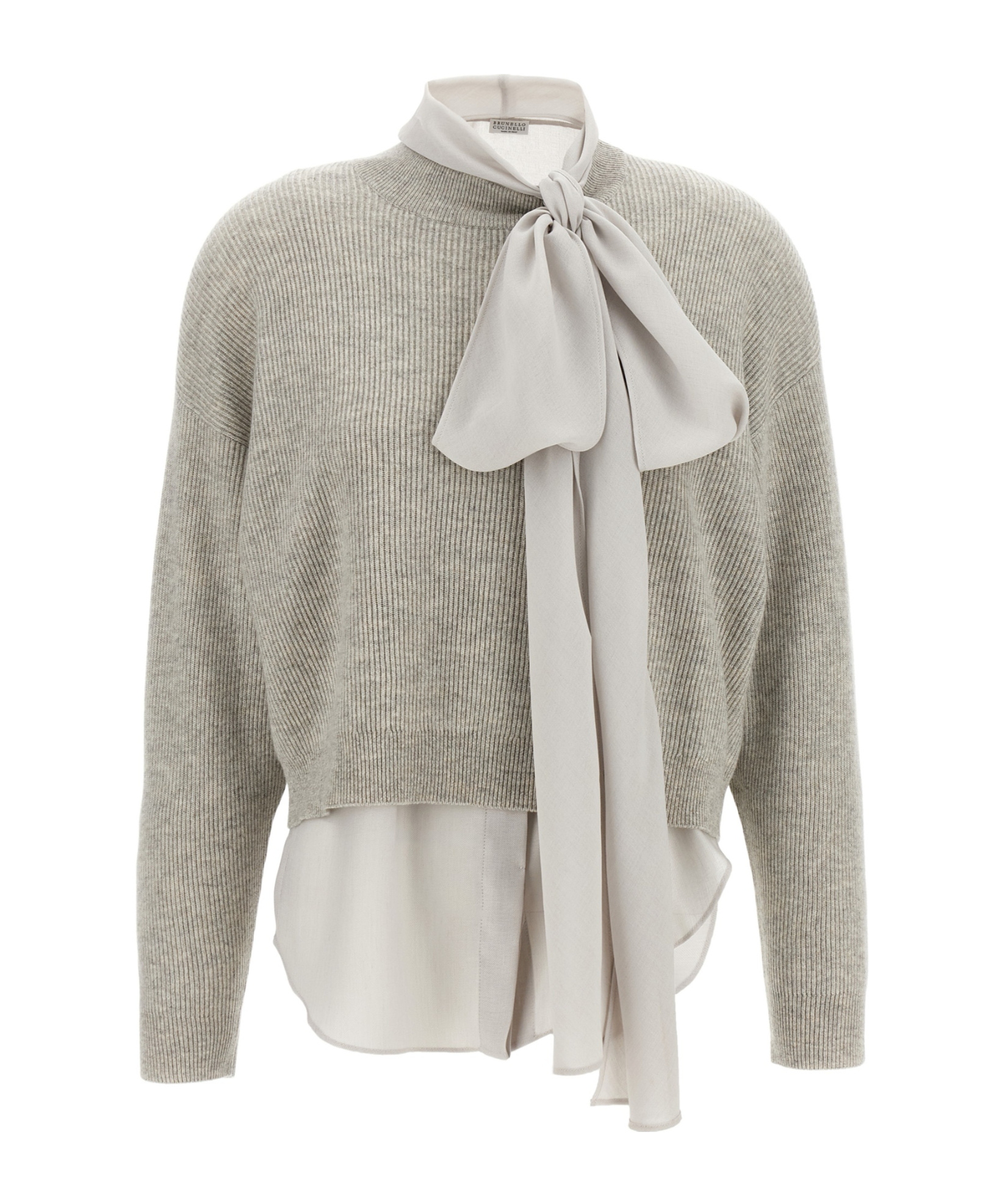 Brunello Cucinelli Women Blouse Sweater In Gray
