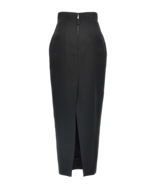 Rick Owens Dirt Pillar Skirts Black In Black