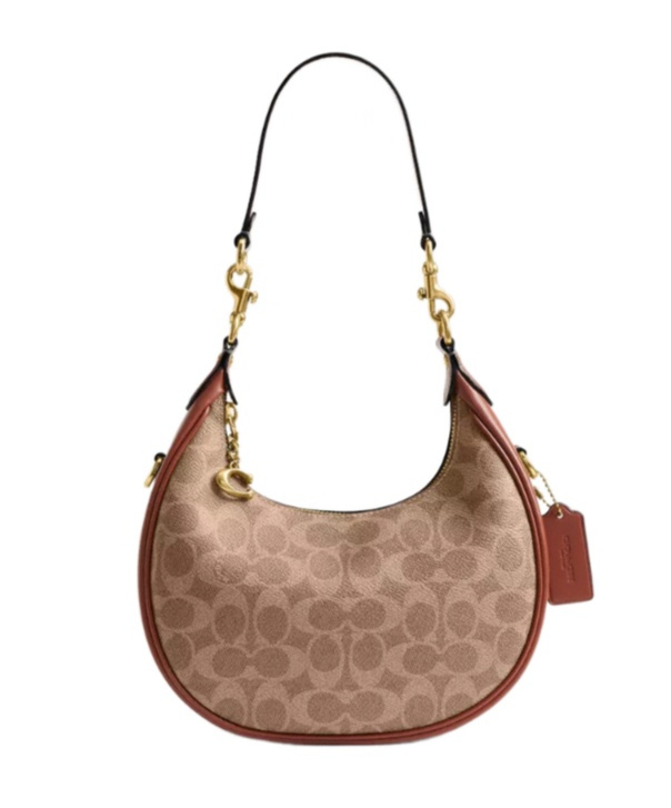 Coach Jonie Bag 22 In Signature Canvas In Brown