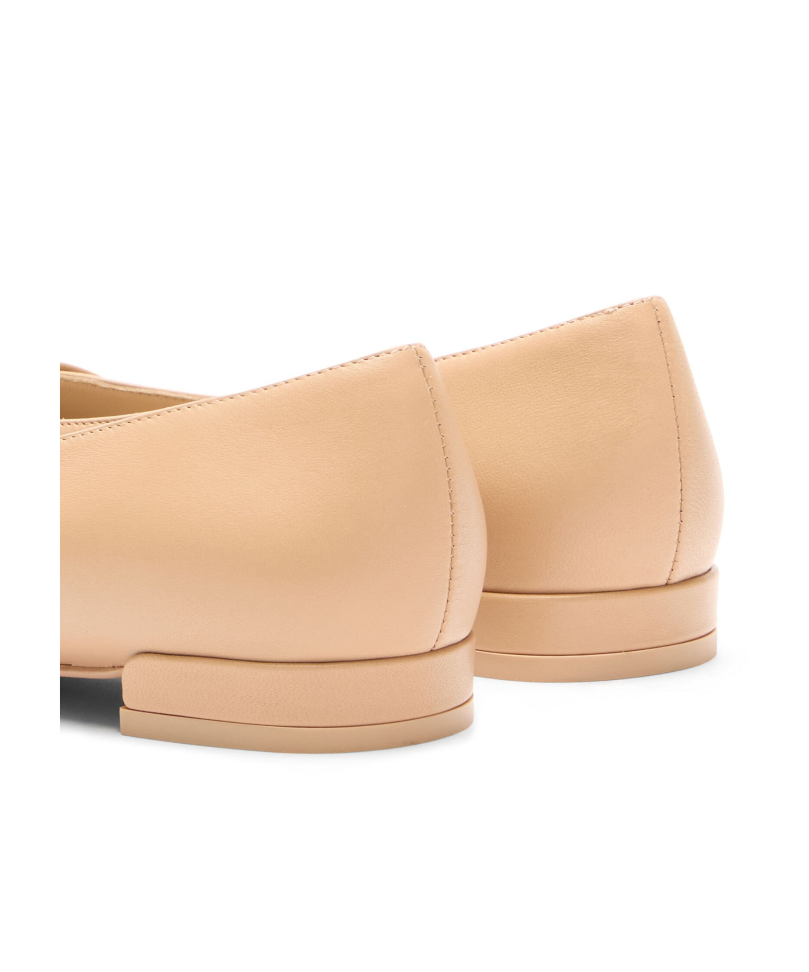 Stuart Weitzman Bow Flat Shoes In Nude