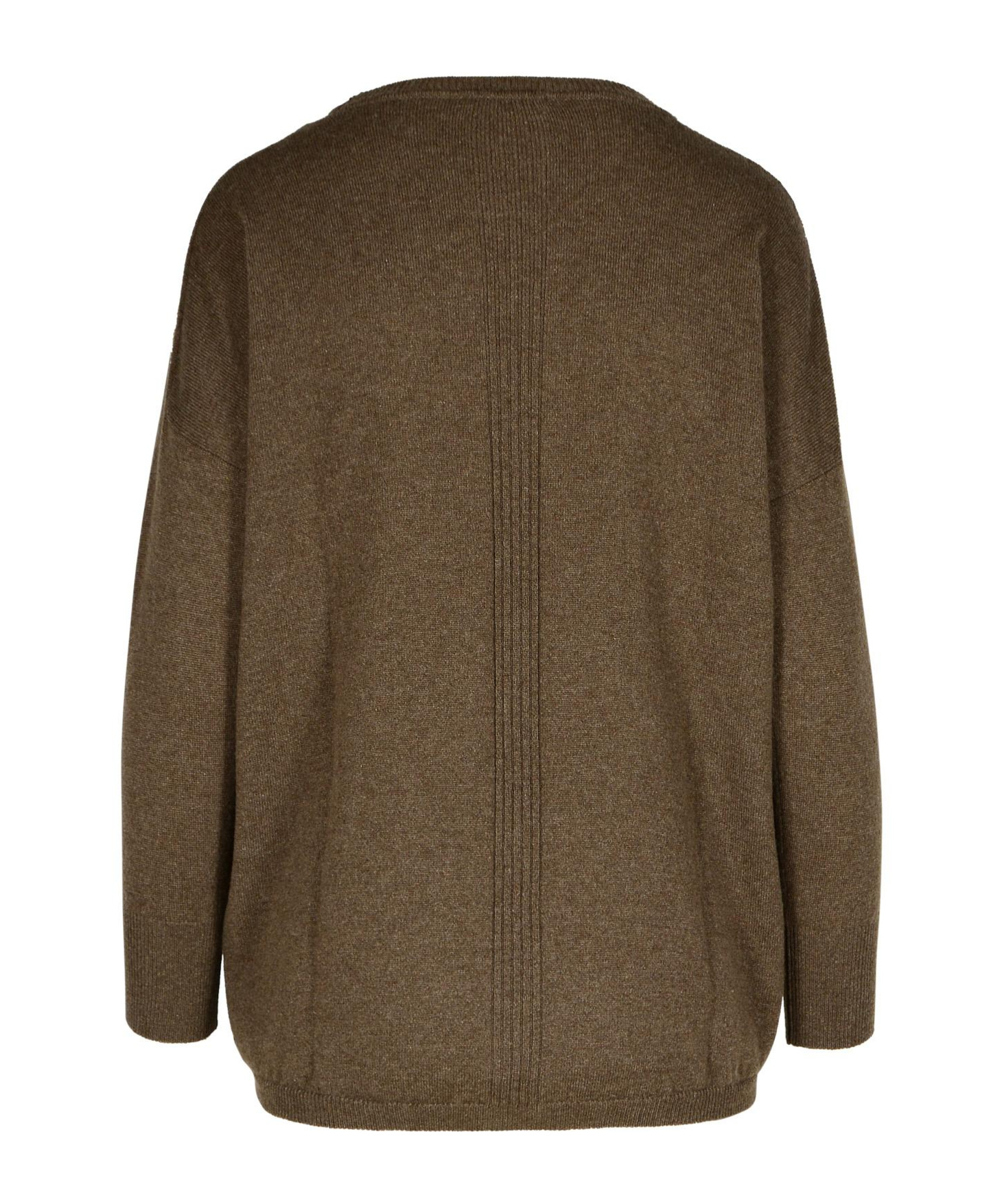 Purotatto Brown Cashmere Sweater In Green
