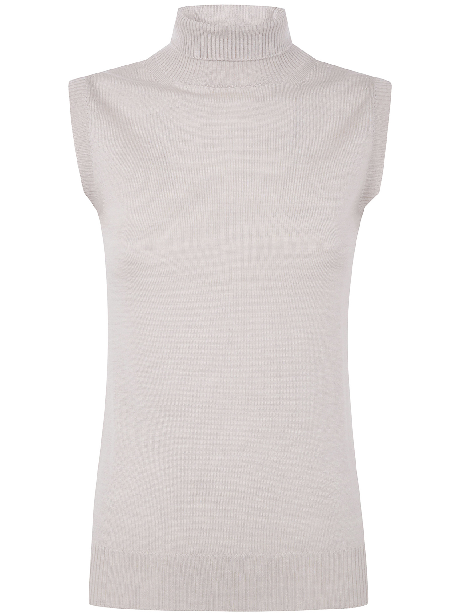 Sportmax Virgin Wool Tank Top In White