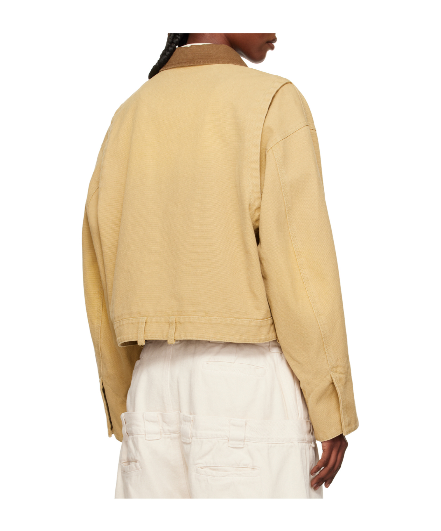 We11 Done Long-sleeved Casual Jacket In Neutral