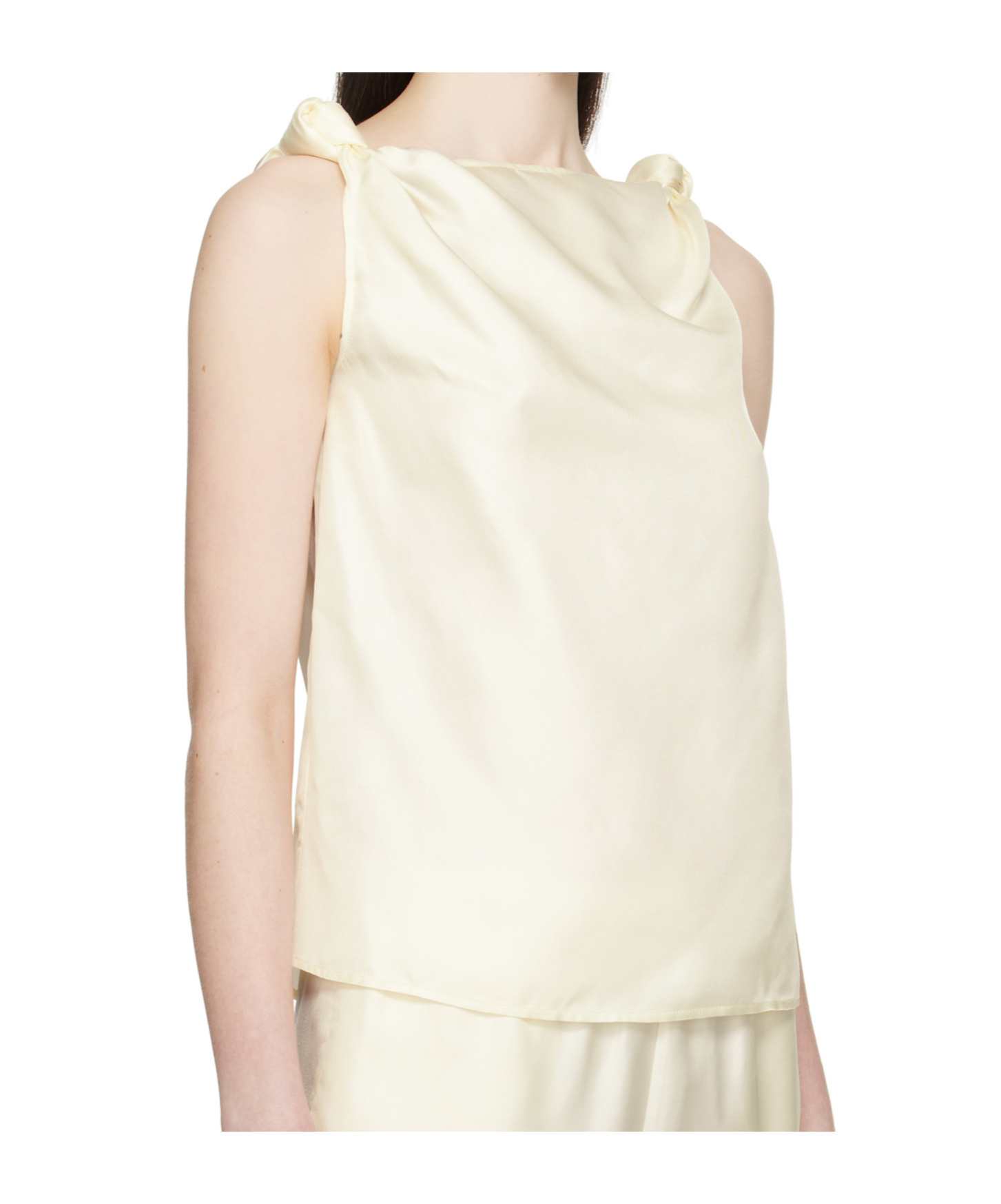 Shop Loulou Studio Remy Vest In Nude
