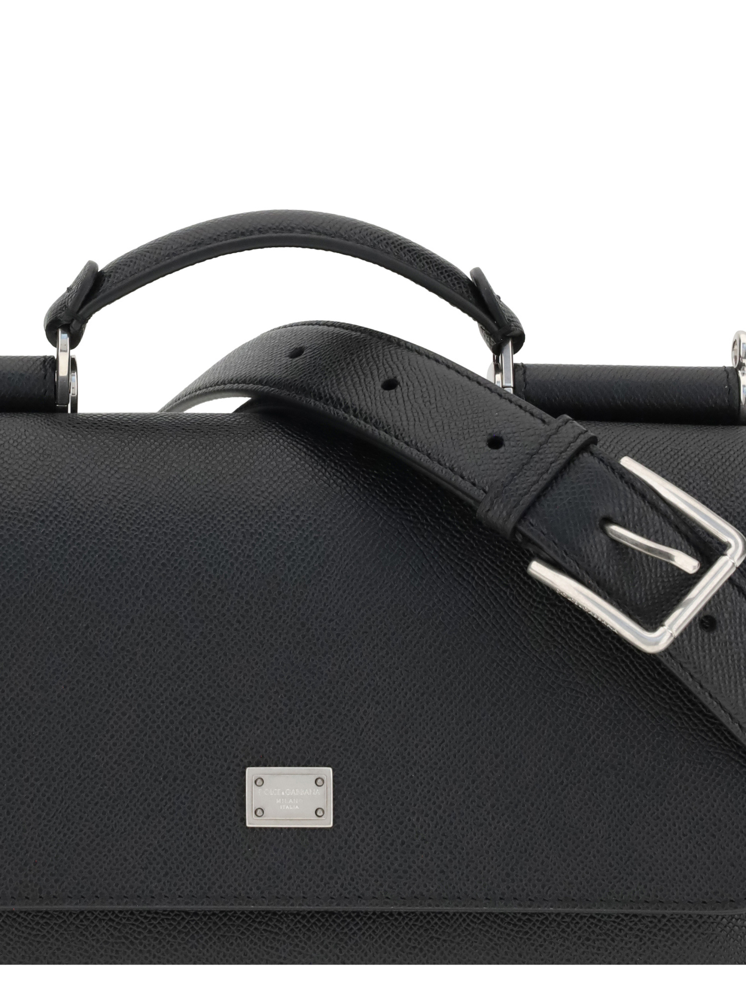 Dolce & Gabbana Dolce&gabbana Men Sicily Handbag In Black