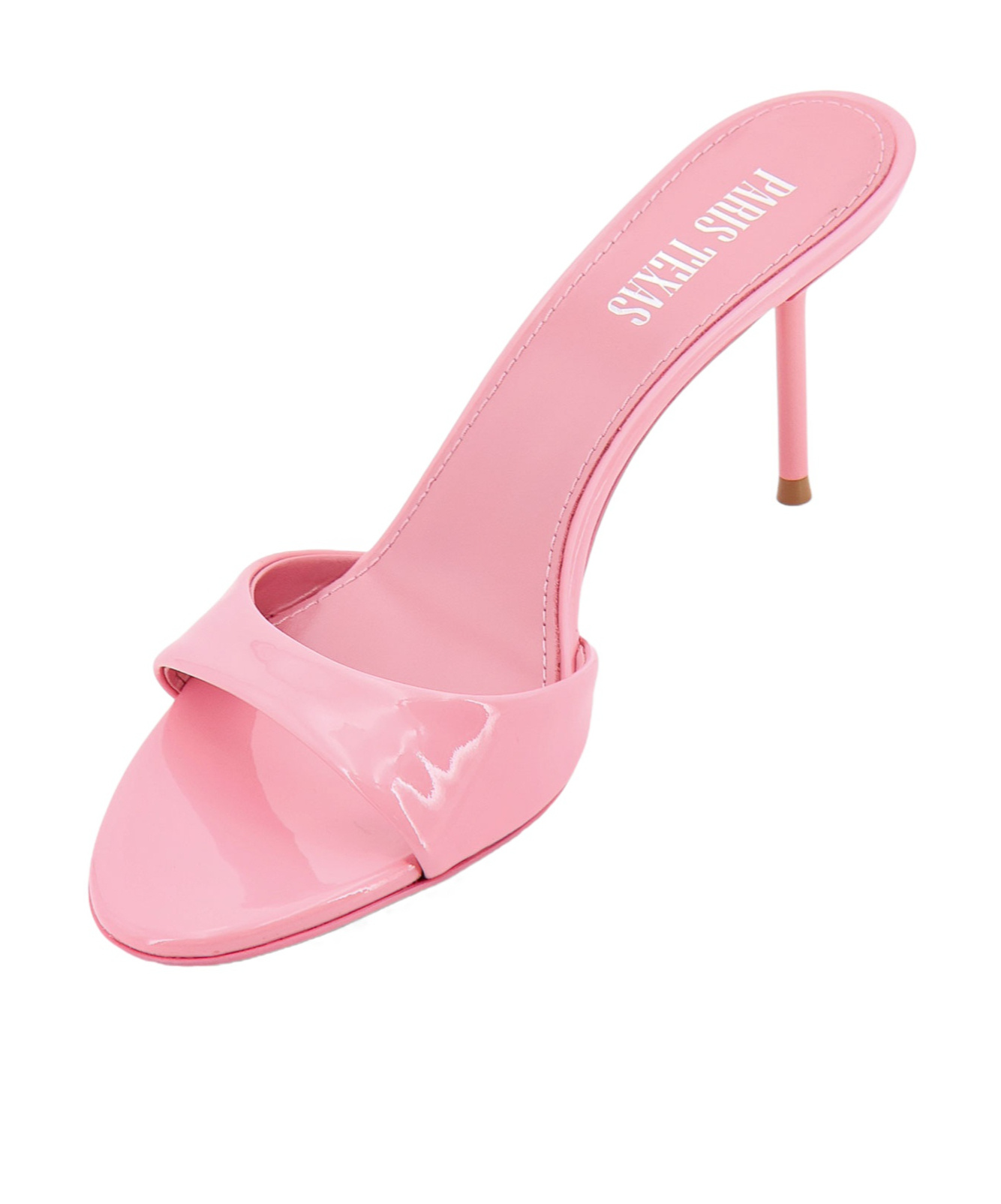 Paris Texas Lidia Logo High-heeled Sandals In Pink