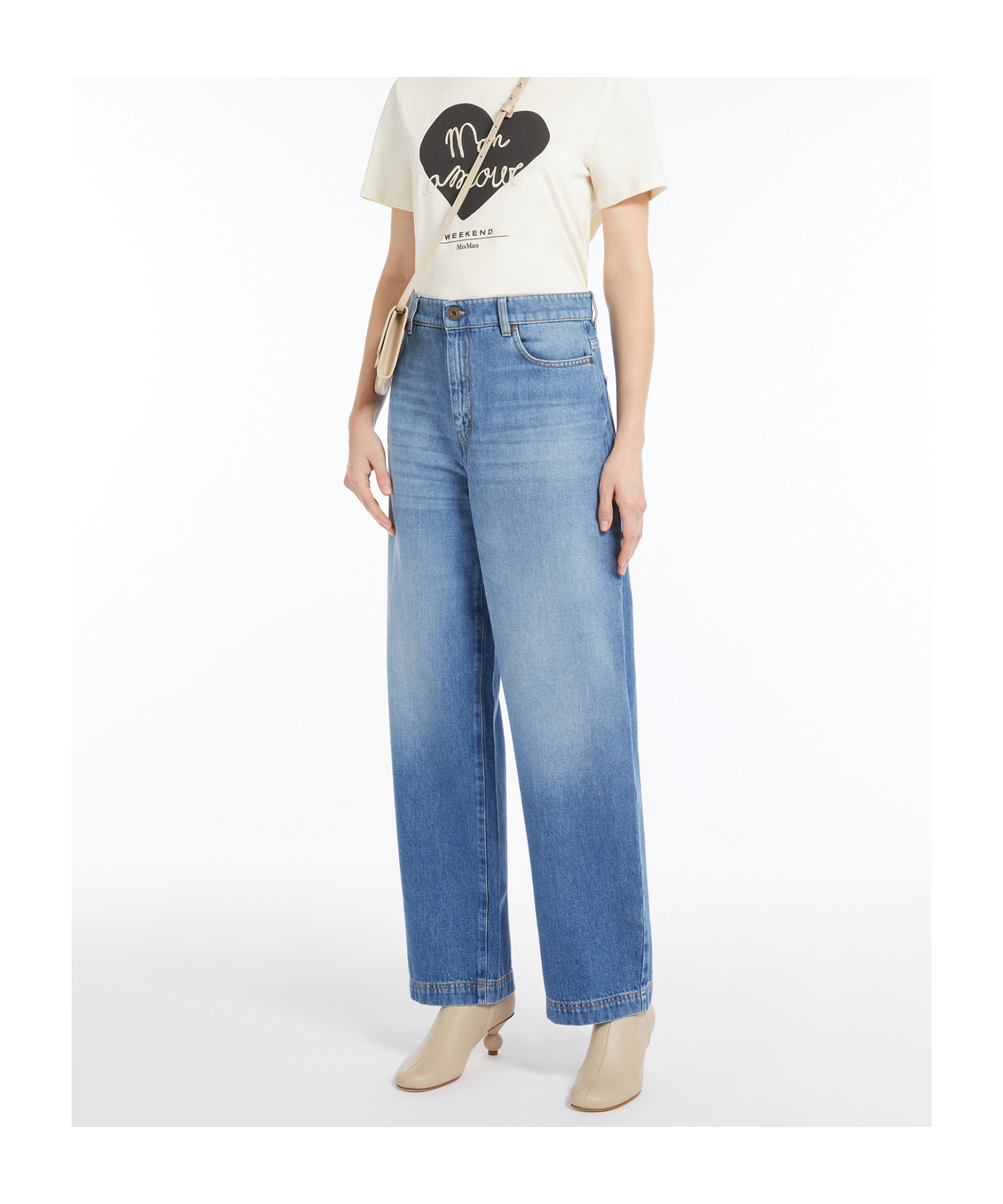 WEEKEND MAX MARA BELT-LOOP JEANS