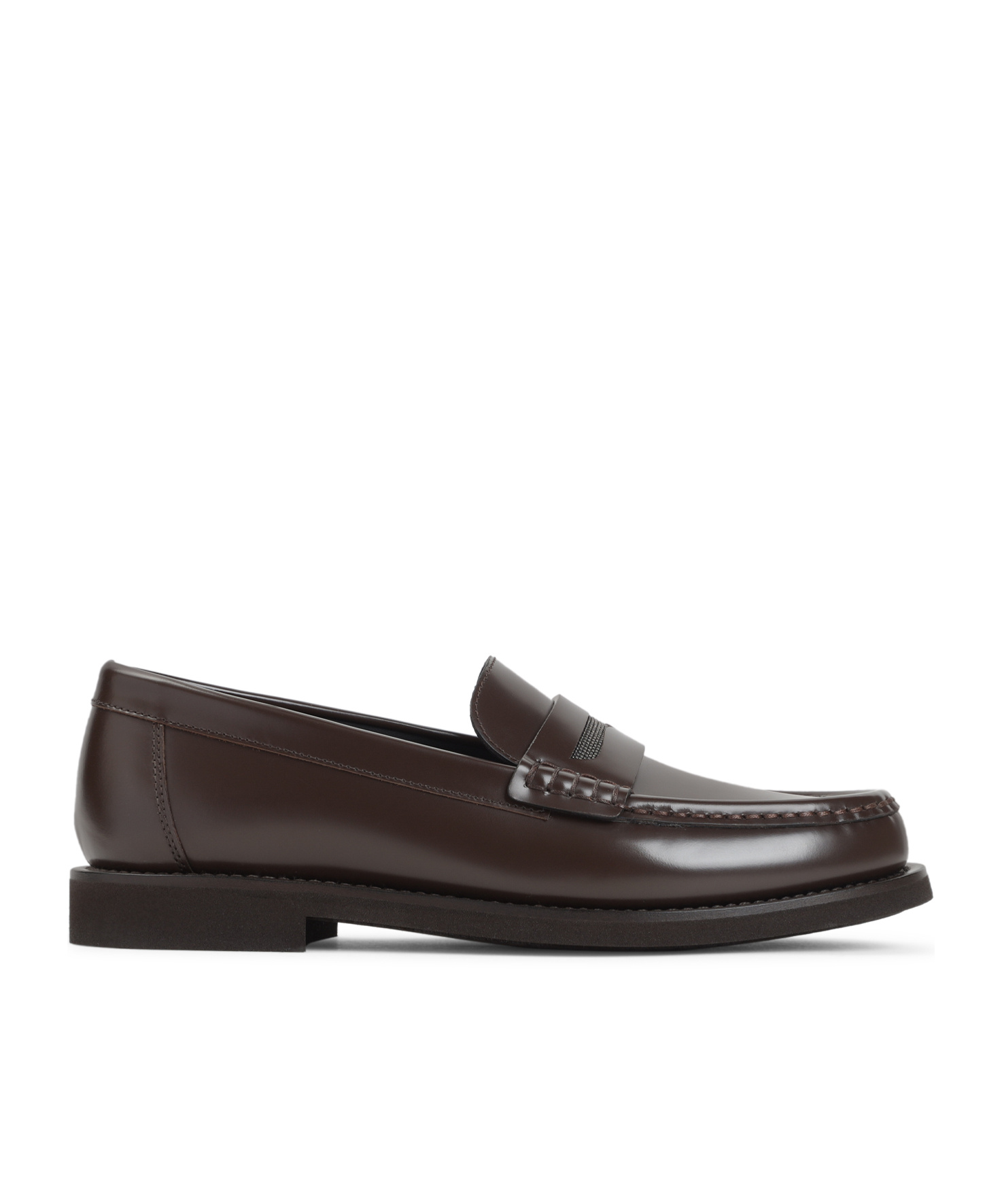 Brunello Cucinelli Round Toe Loafers