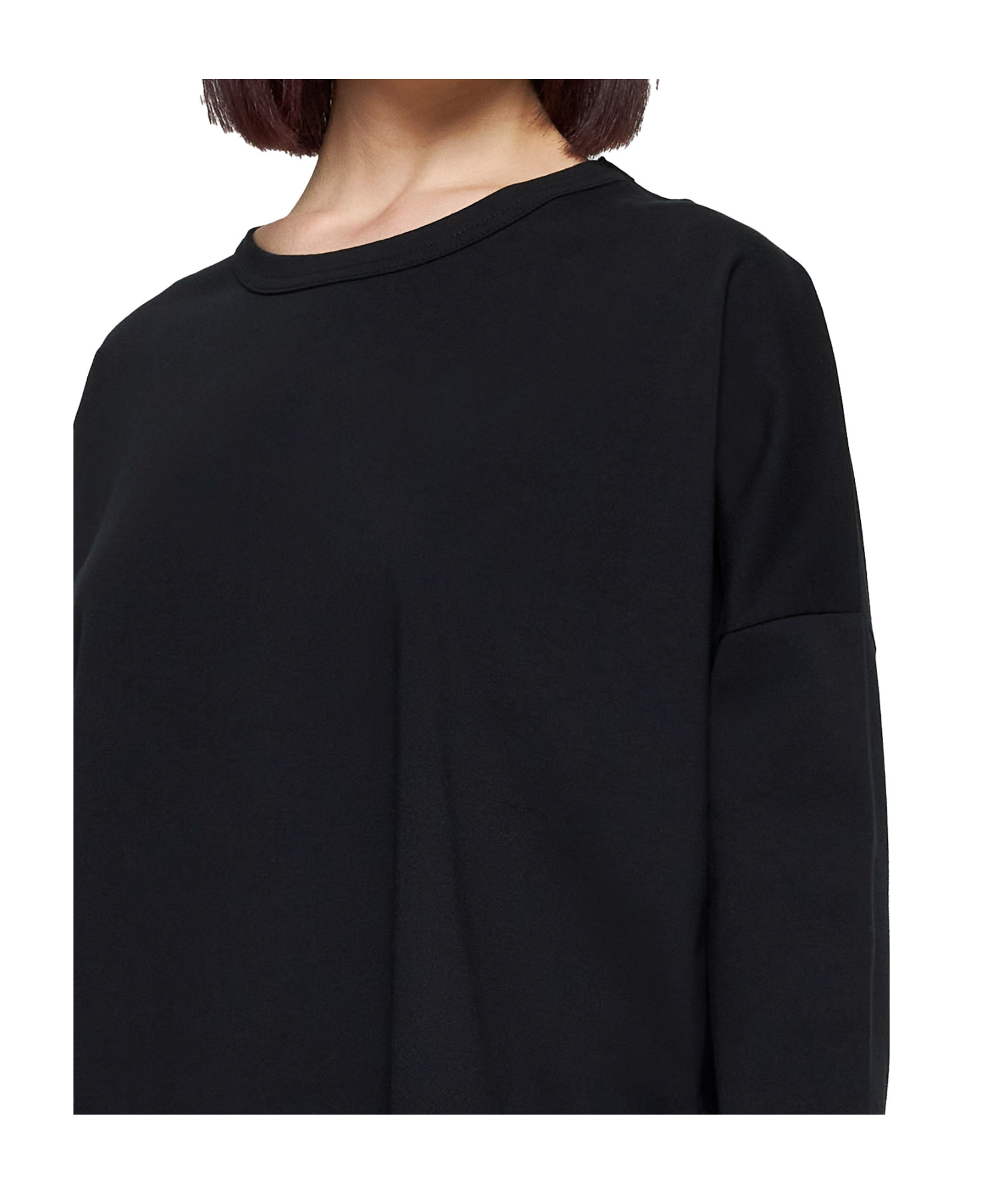 Studio Nicholson Dropped-shoulder Long-sleeve T-shirt In Black