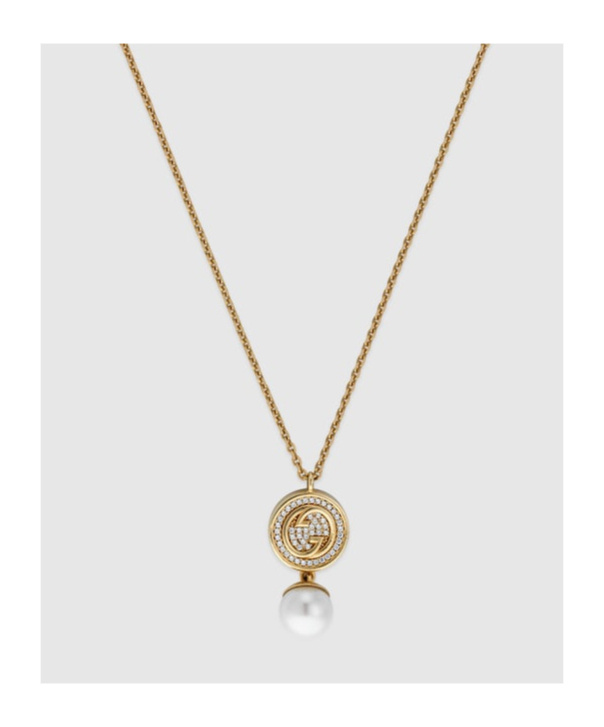 Gucci Pendant Necklace In Light Gold