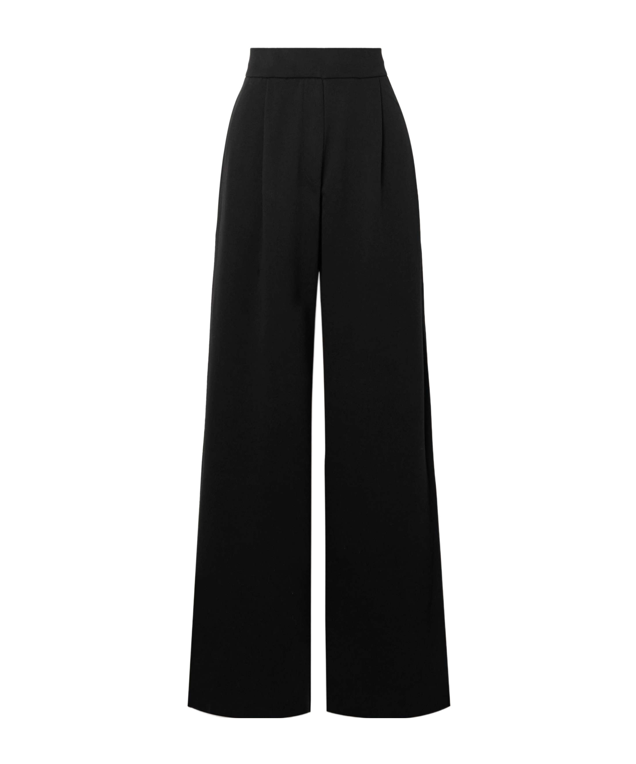 Dries Van Noten 'classic Pleated Straight Leg Trousers' In Black