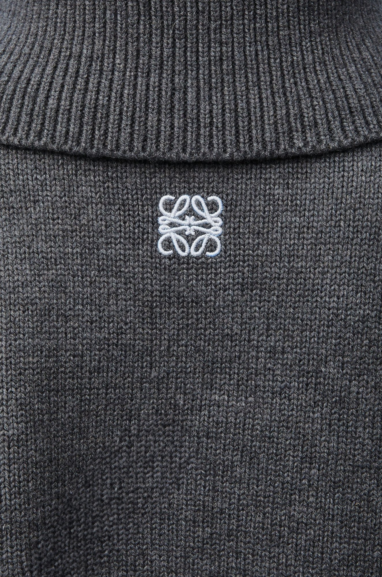 Loewe Long-sleeved Cardigan In Gray