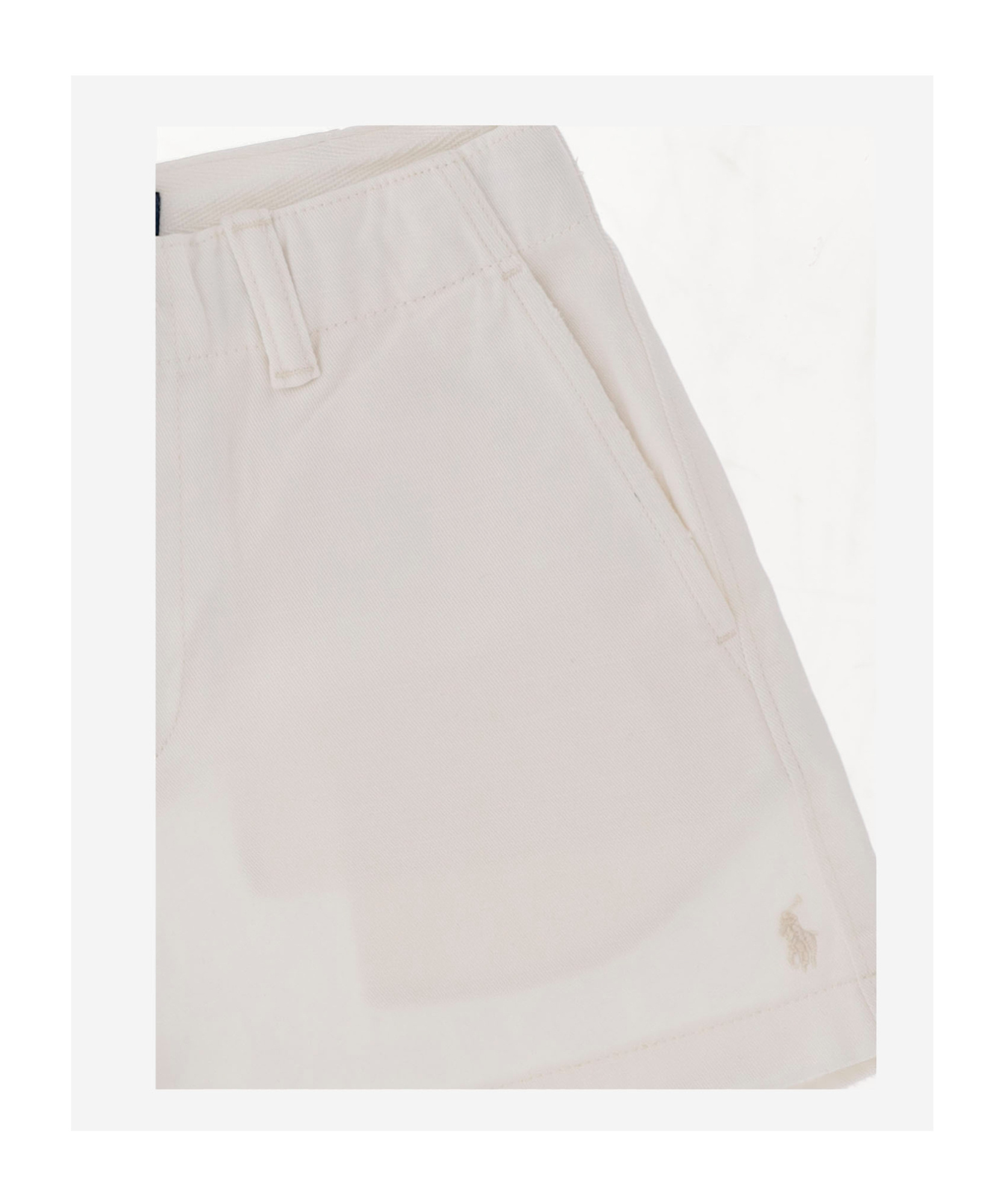 Polo Ralph Lauren Cotton Shorts In White