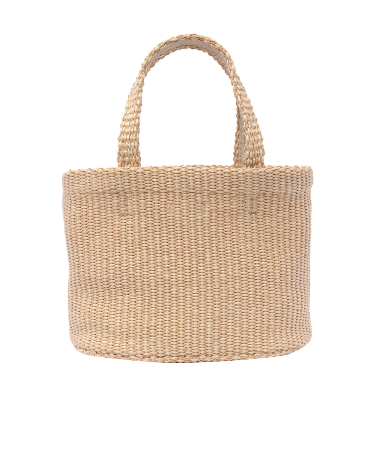Jimmy Choo Mini Logo-embroidered Beach Bag In Nude