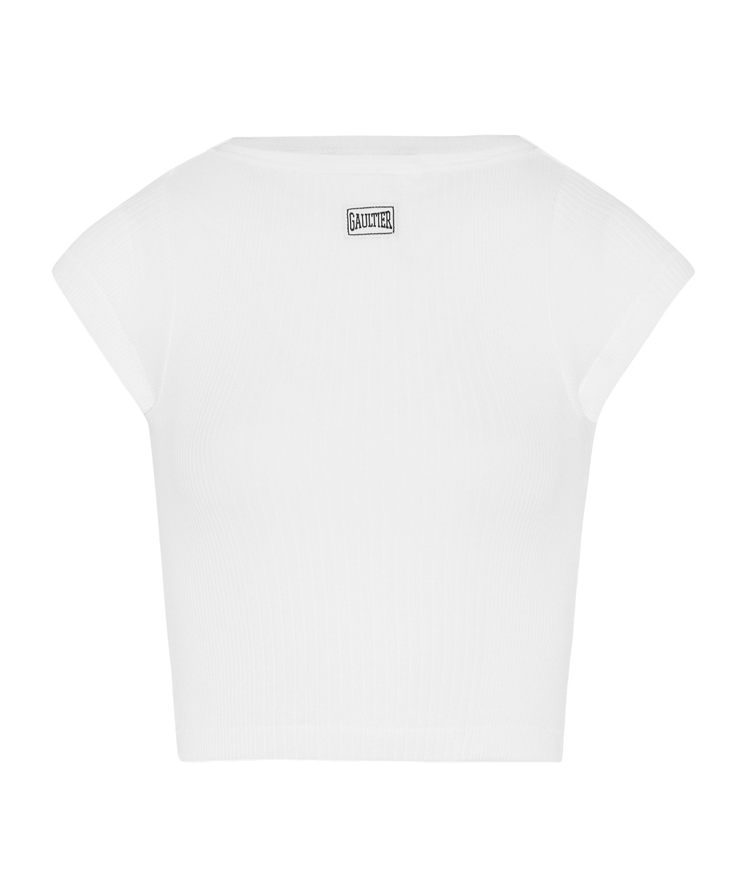 Shop Jean Paul Gaultier Logo-patch T-shirt In White