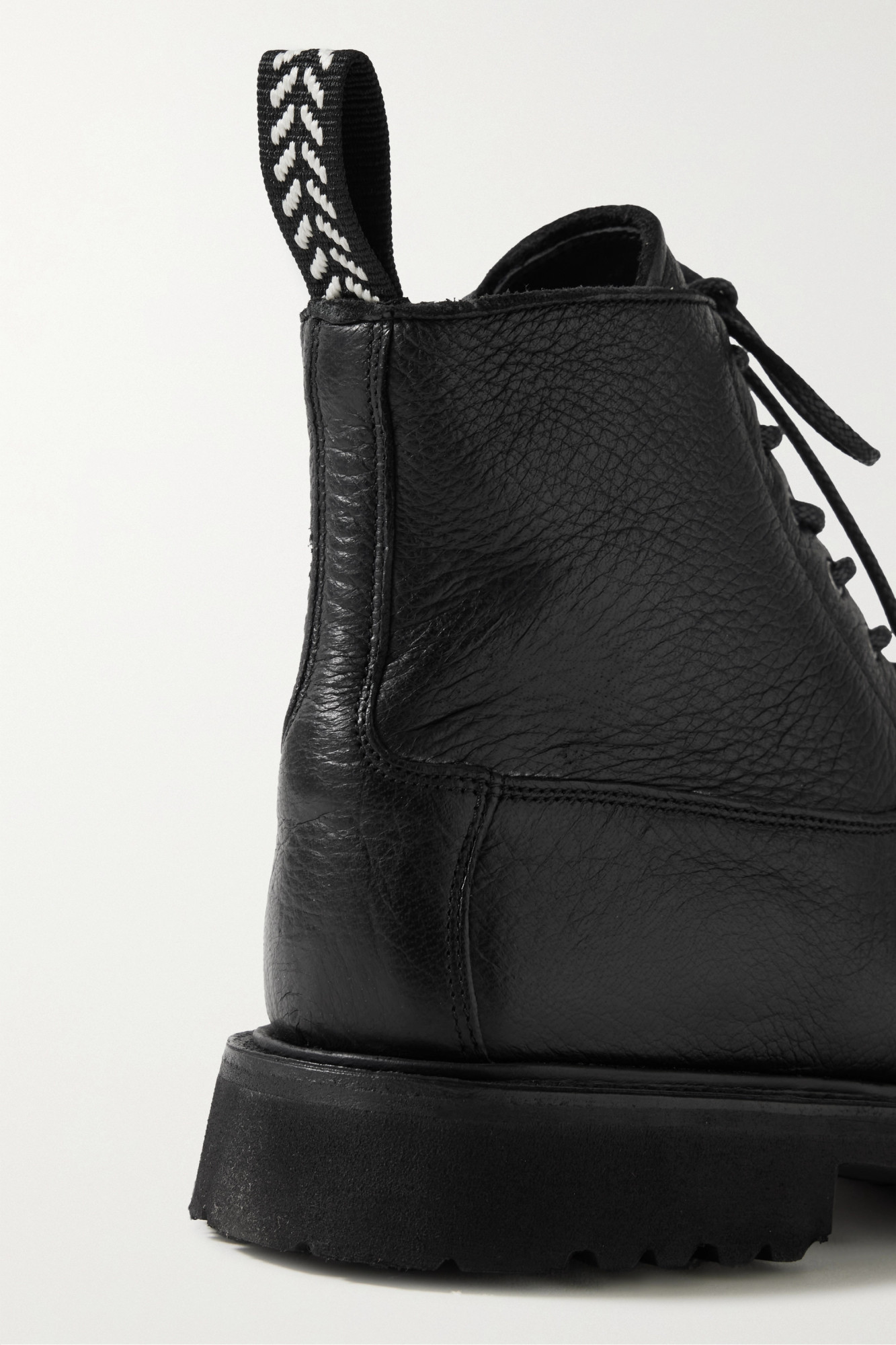 Gabriela Hearst X Trickers Camilla Lace-up Ankle Boots In Black