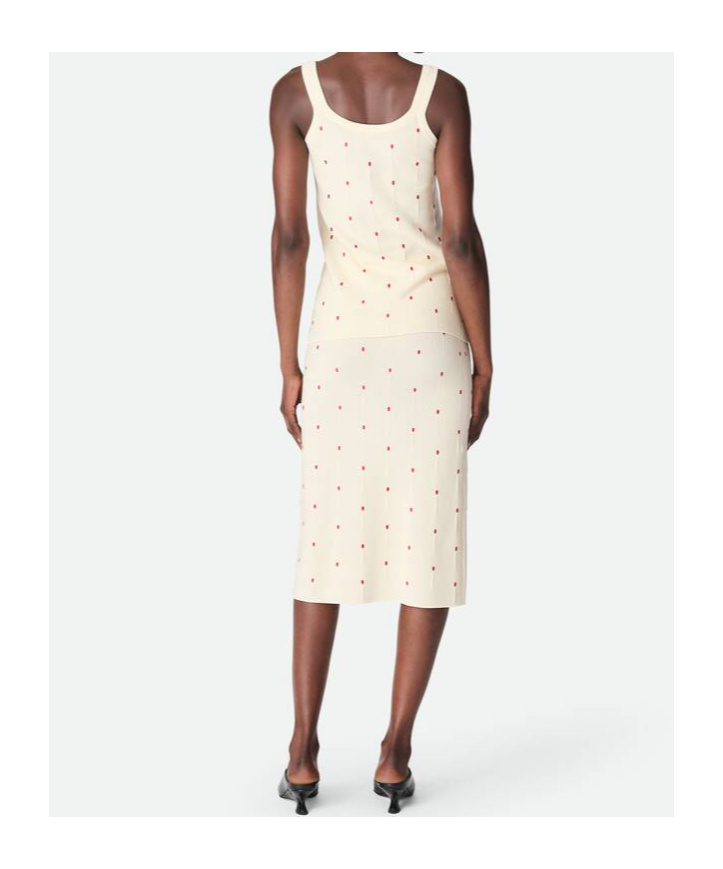 Bottega Veneta Embroidered Matches Tank Top In White