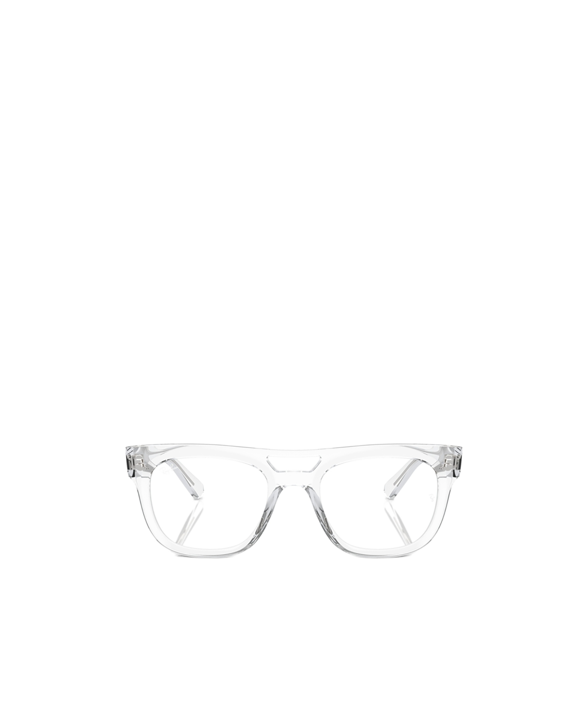 Ray Ban Phil 54mm Square Optical Glasses In White