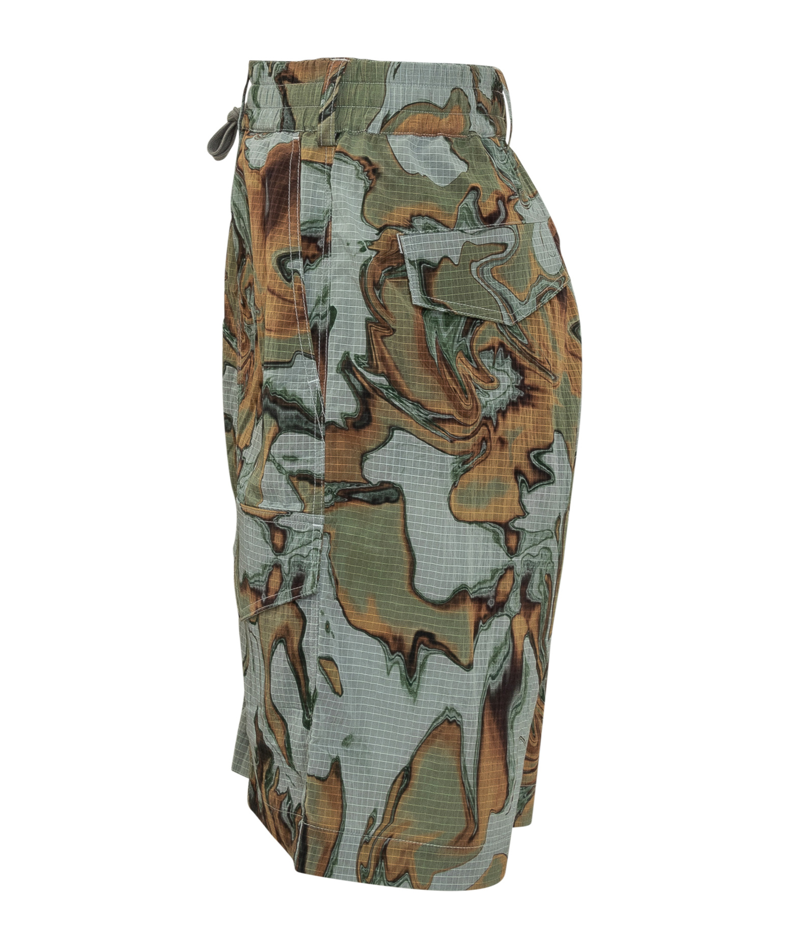 Woolrich Tie-dye Shorts In Gray