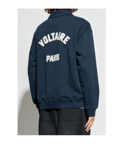 Zadig & Voltaire Long-sleeved Sweatshirt In Blue