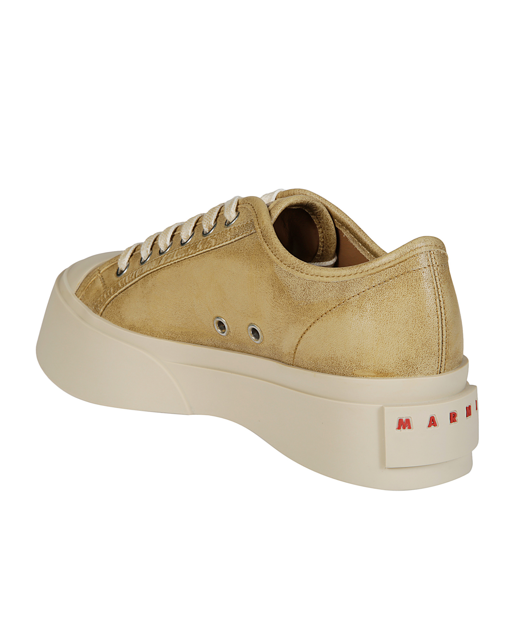 Marni Pablo Low-top Sneakers Metal Eyelets In Nude