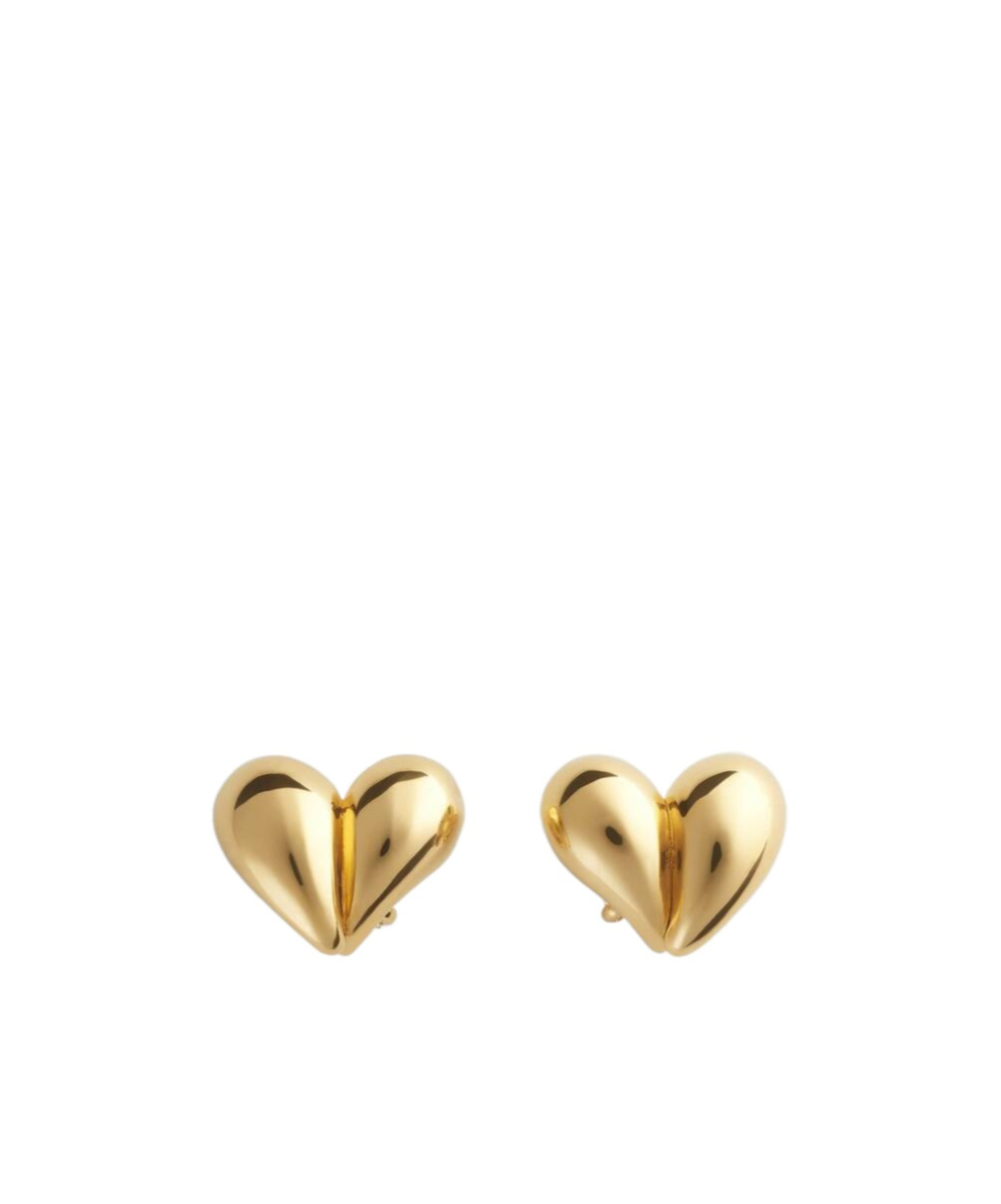 Bottega Veneta Heart Earrings