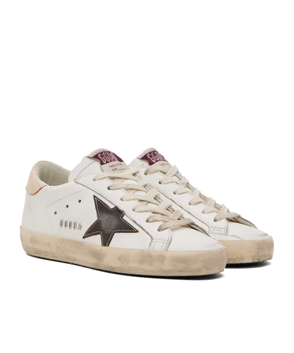 Golden Goose Deluxe Brand Women Super-star Classic With List Low-top Leather Sneakers In White