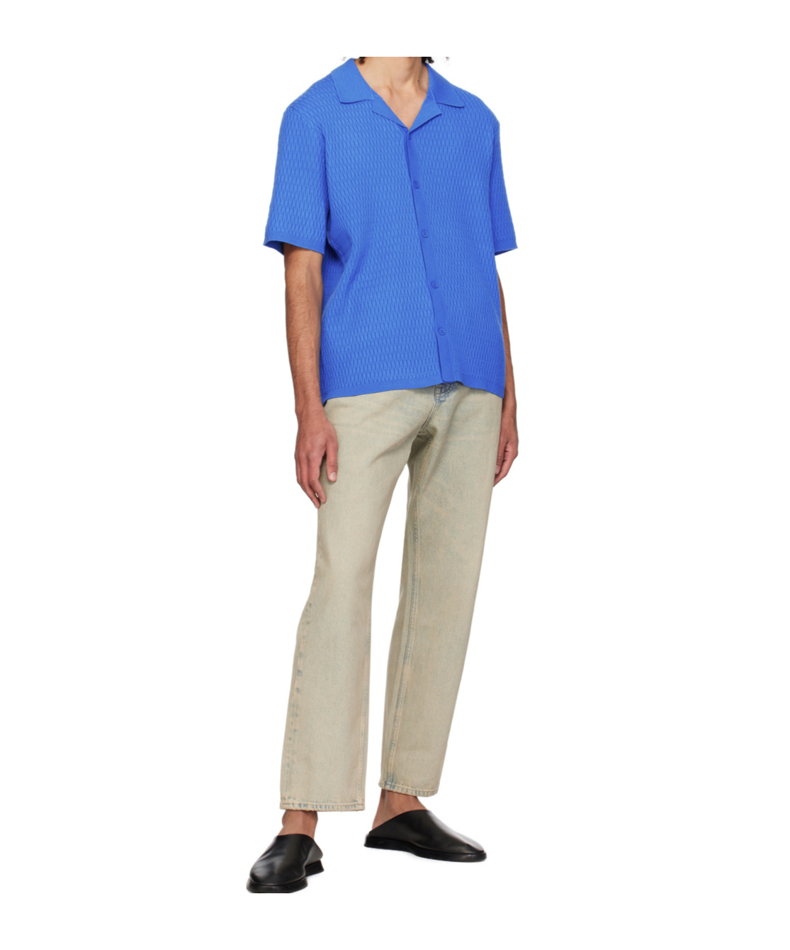 Samsoe & Samsoe Denim Trousers With Belt Loops