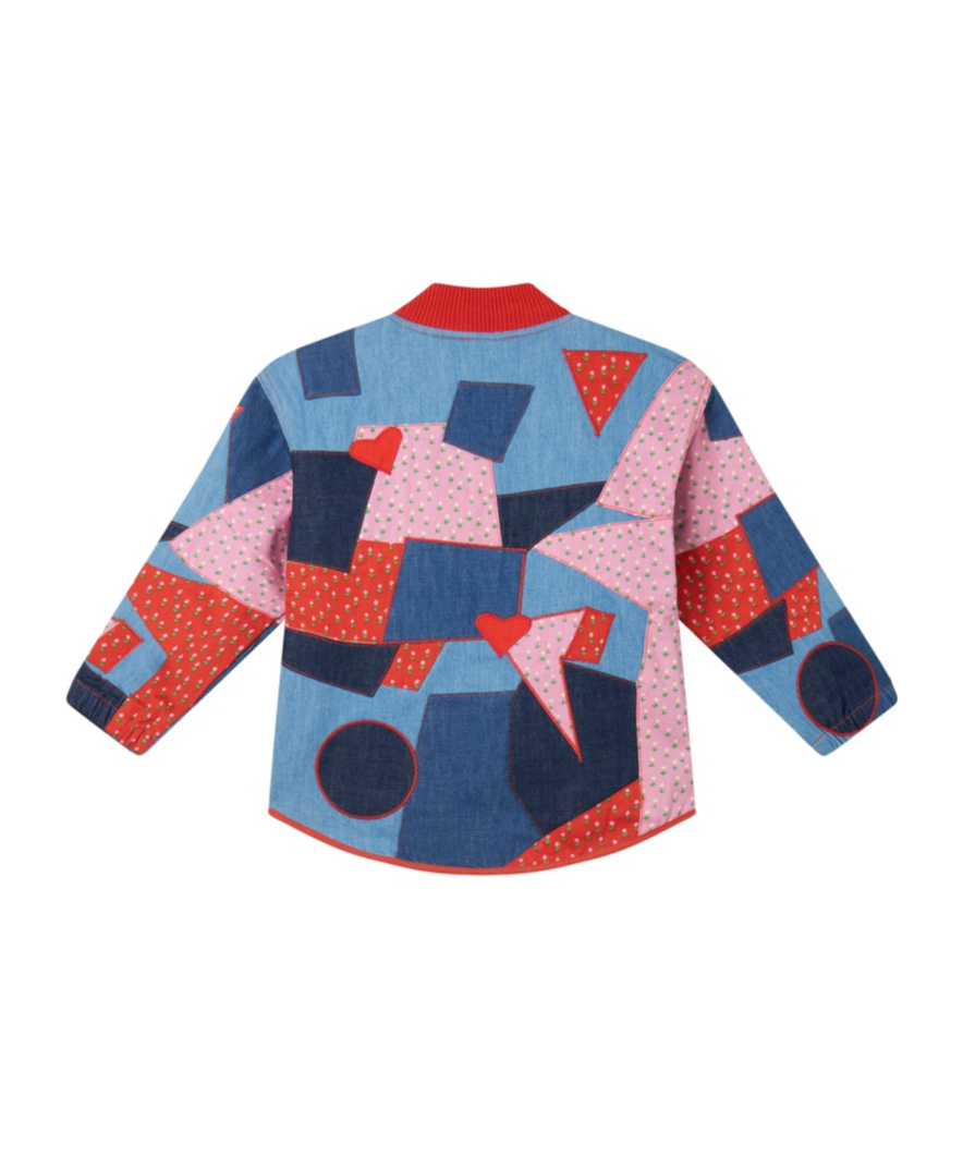 Stella Mccartney Long-sleeved Casual Jacket In Blue
