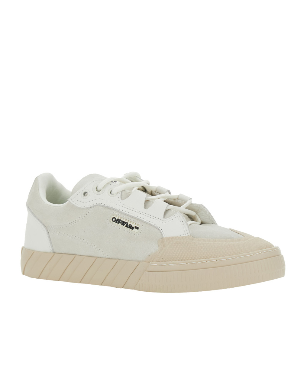 Off-white 'vulcanized 799' White Sneakers With Logo Patch On Tongue And Side In White