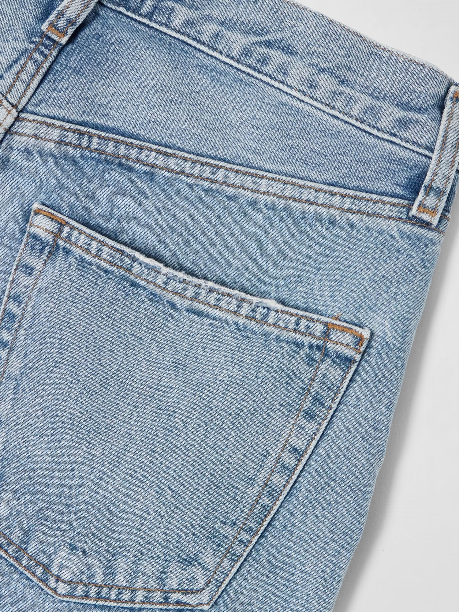 Agolde High Waist Straight Jeans In Blue