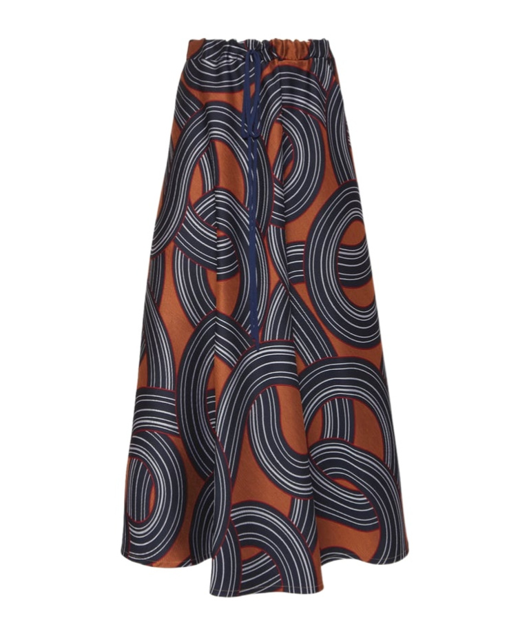 La Doublej Drawstring Skirt In Black