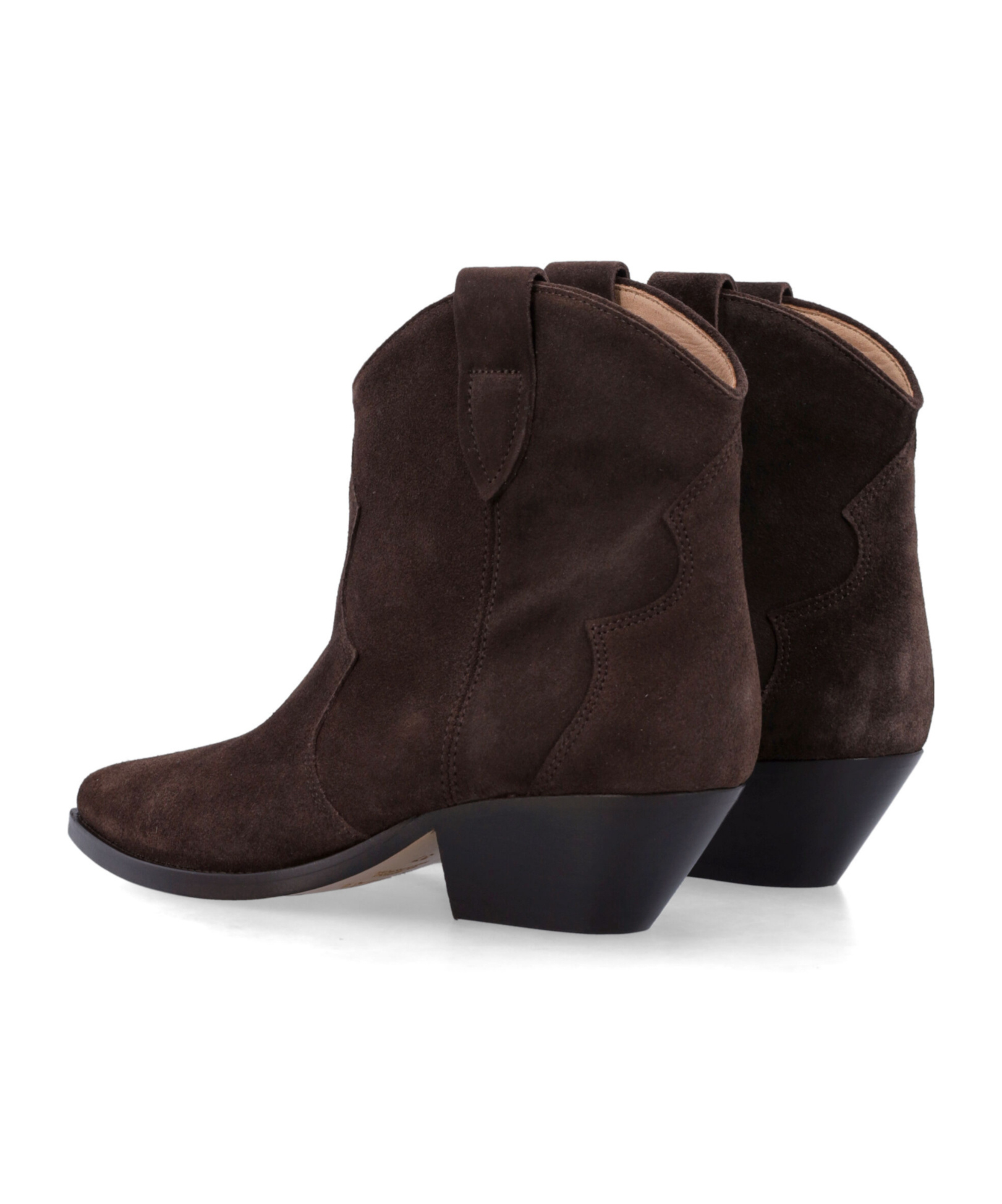 Isabel Marant Suede Western Cuban Heel Boots