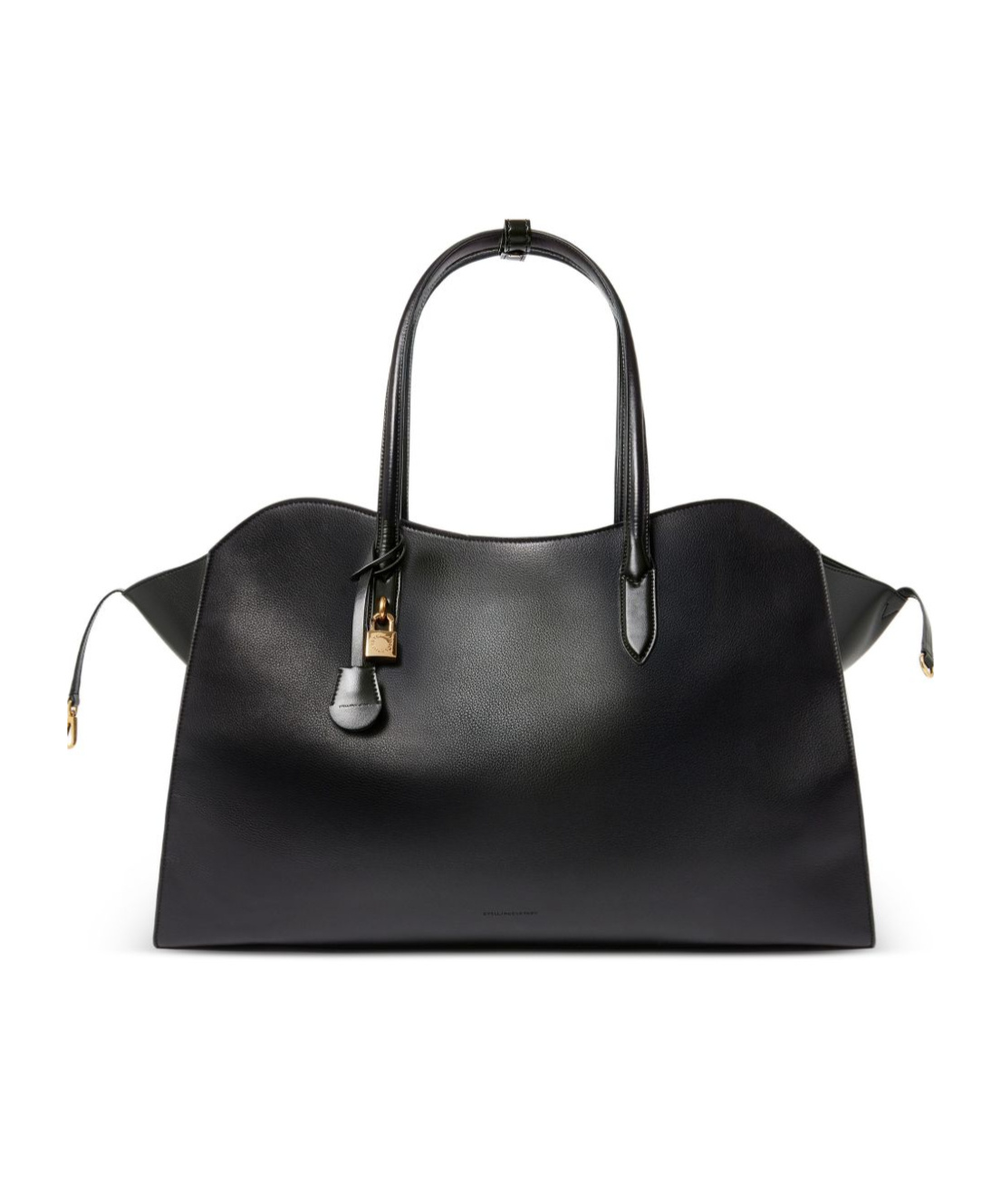 Stella Mccartney Ryder Embossed Weekender Bag In Black