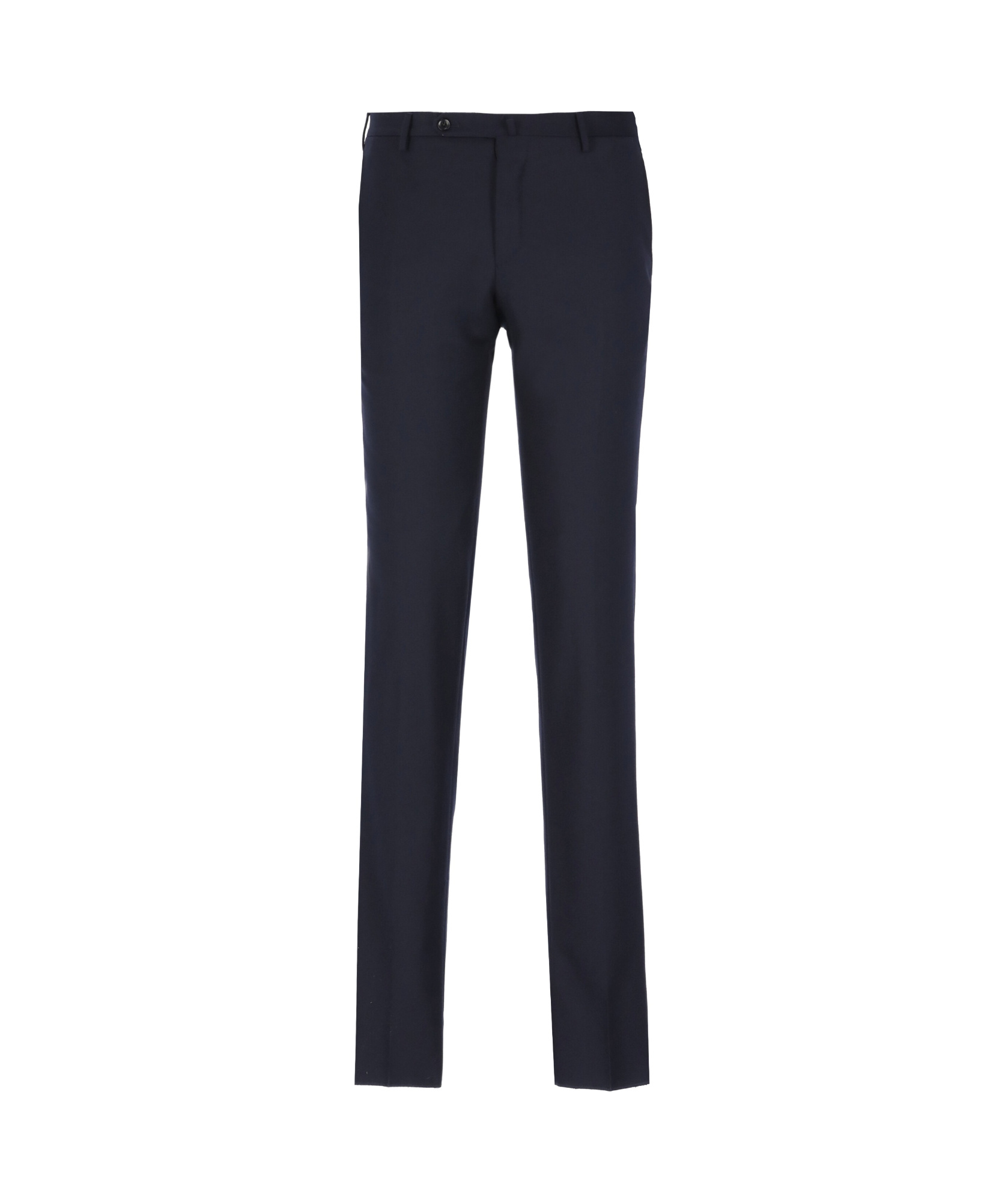 Incotex Slim-cut Virgin-wool Trousers In Black
