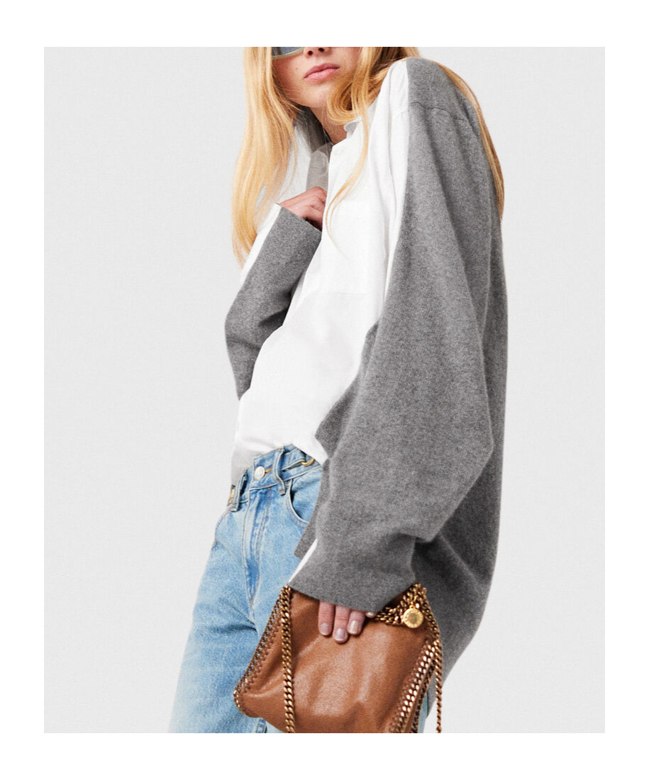 Stella Mccartney Buttoned Long-sleeved Knitted Cardigan In White