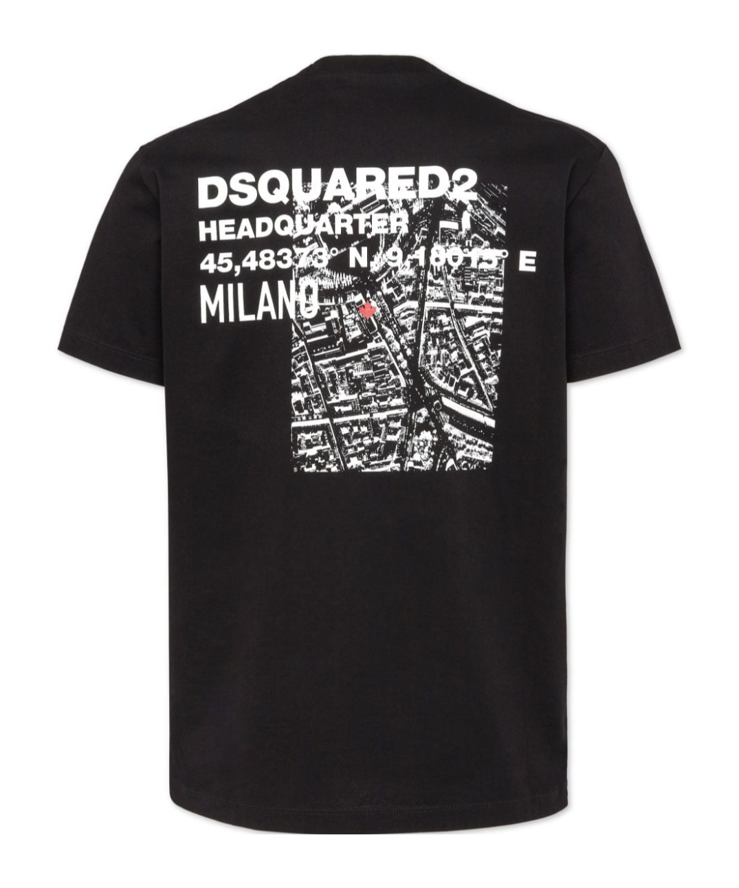 Dsquared2 Logo Printed Crewneck T-shirt In Black