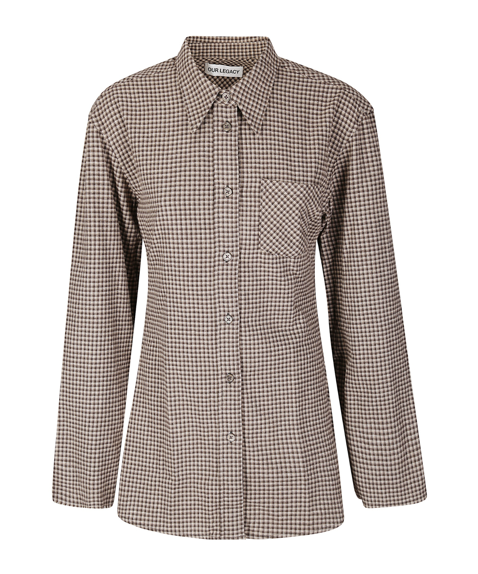 Our Legacy Lapel Shirt In Brown