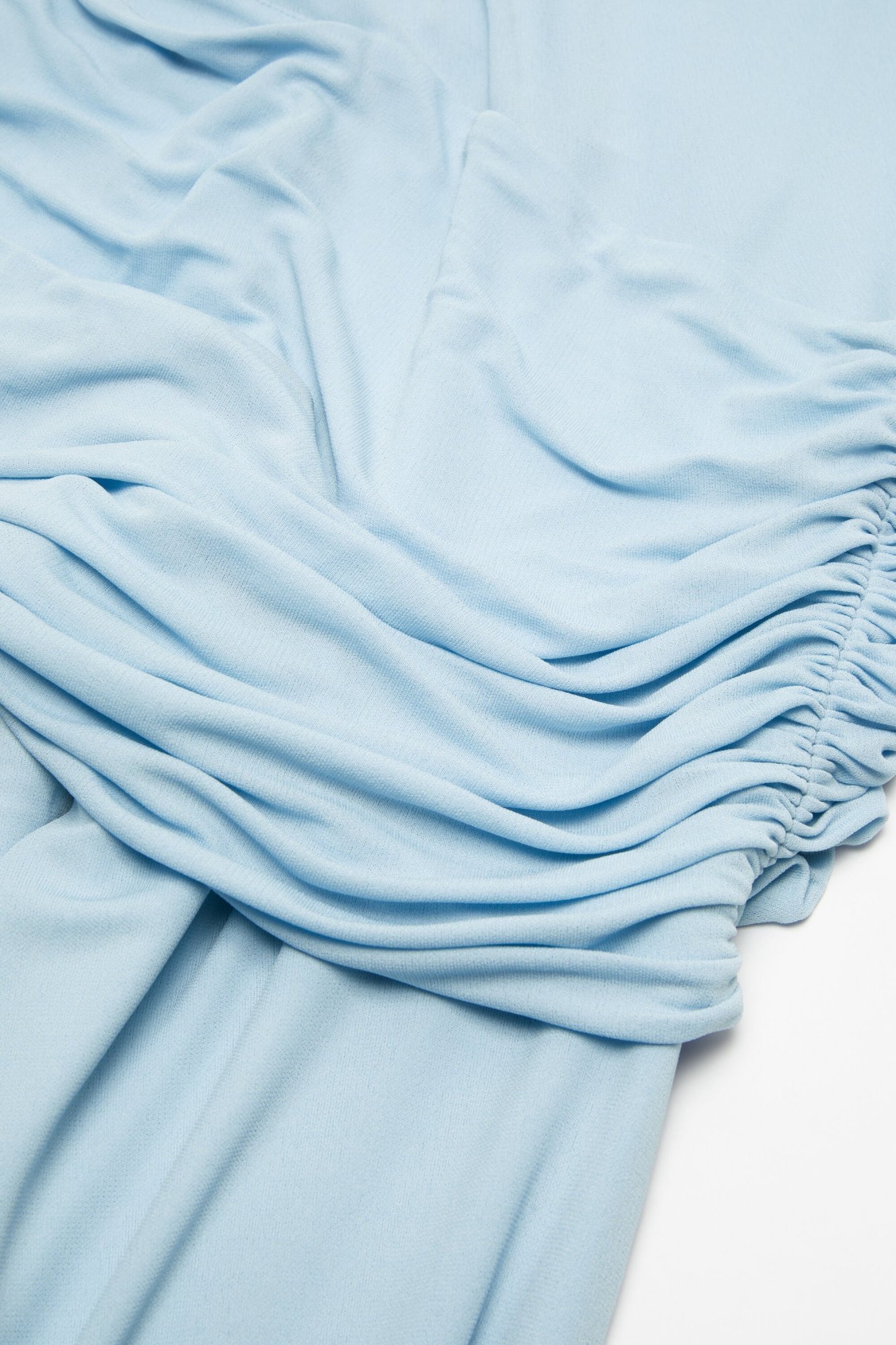 Acne Studios Asymmetric Dress In Blue