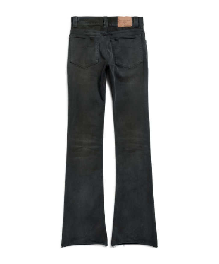 Balenciaga Bootcut Slim-fit Trousers In Animal Print