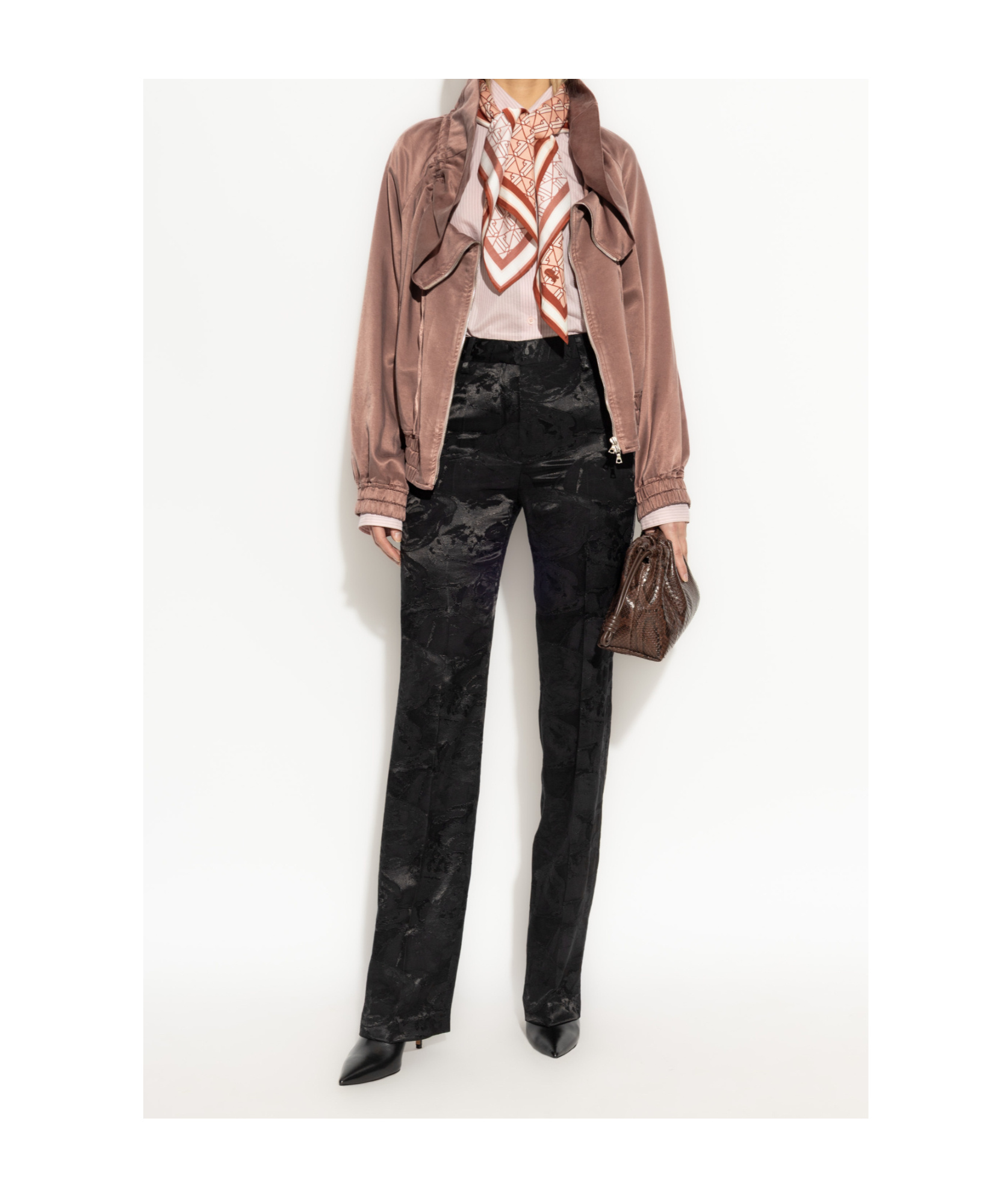 Dries Van Noten Womens Black Two-slip-pockets Straight-leg High-rise Wool-blend Trousers In Black