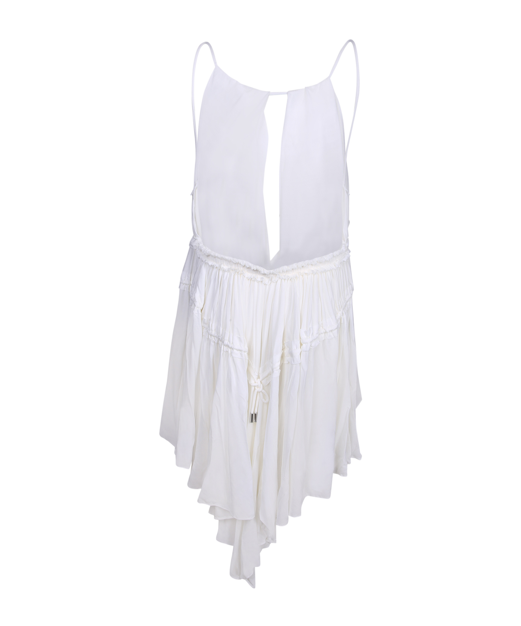 Dsquared2 Open-back Mini Dress In White