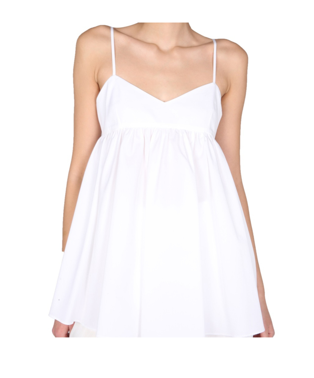 Aspesi Poplin Top In White