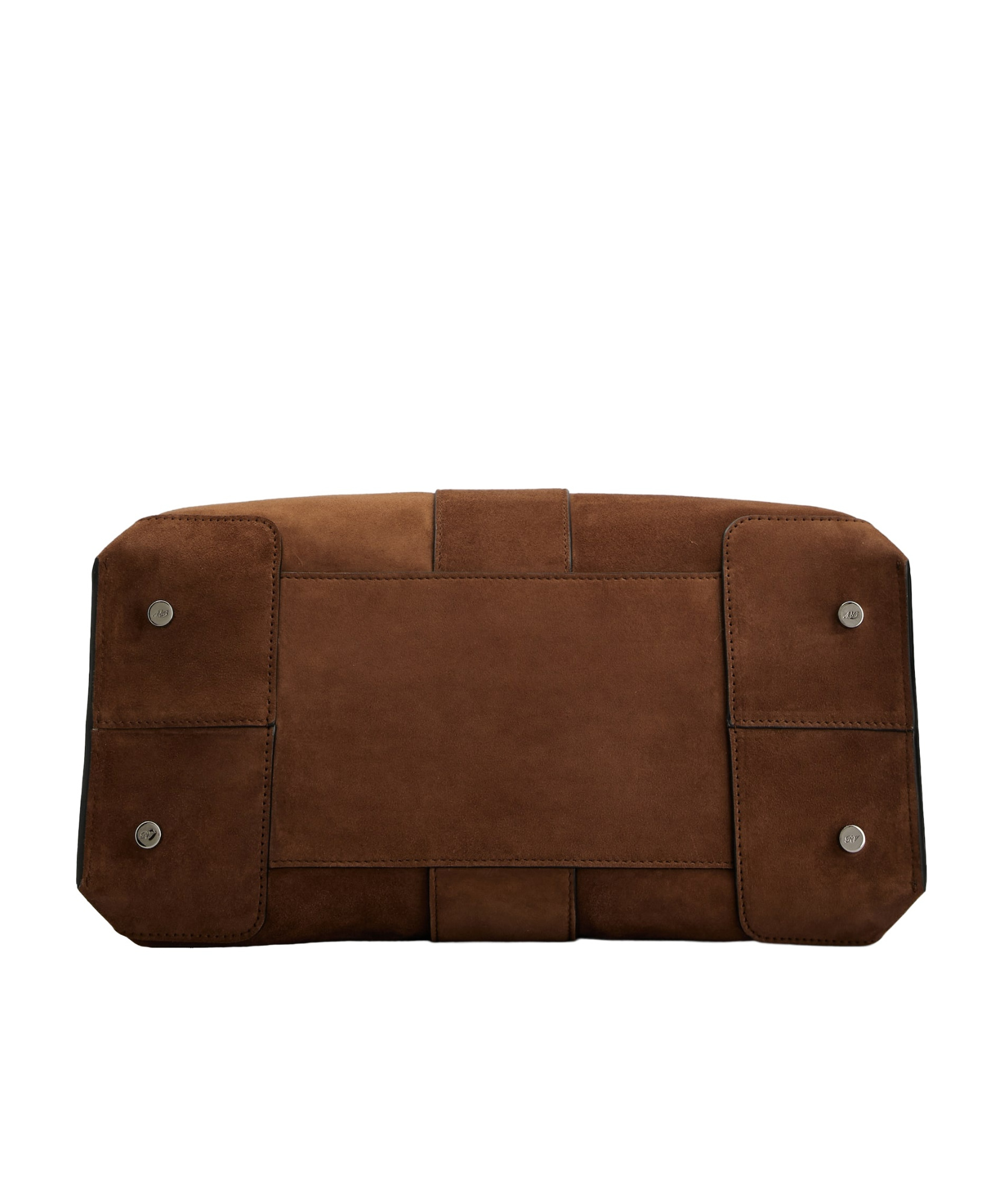Roger Vivier Viv' Choc Medium Shopping Bag In Suede