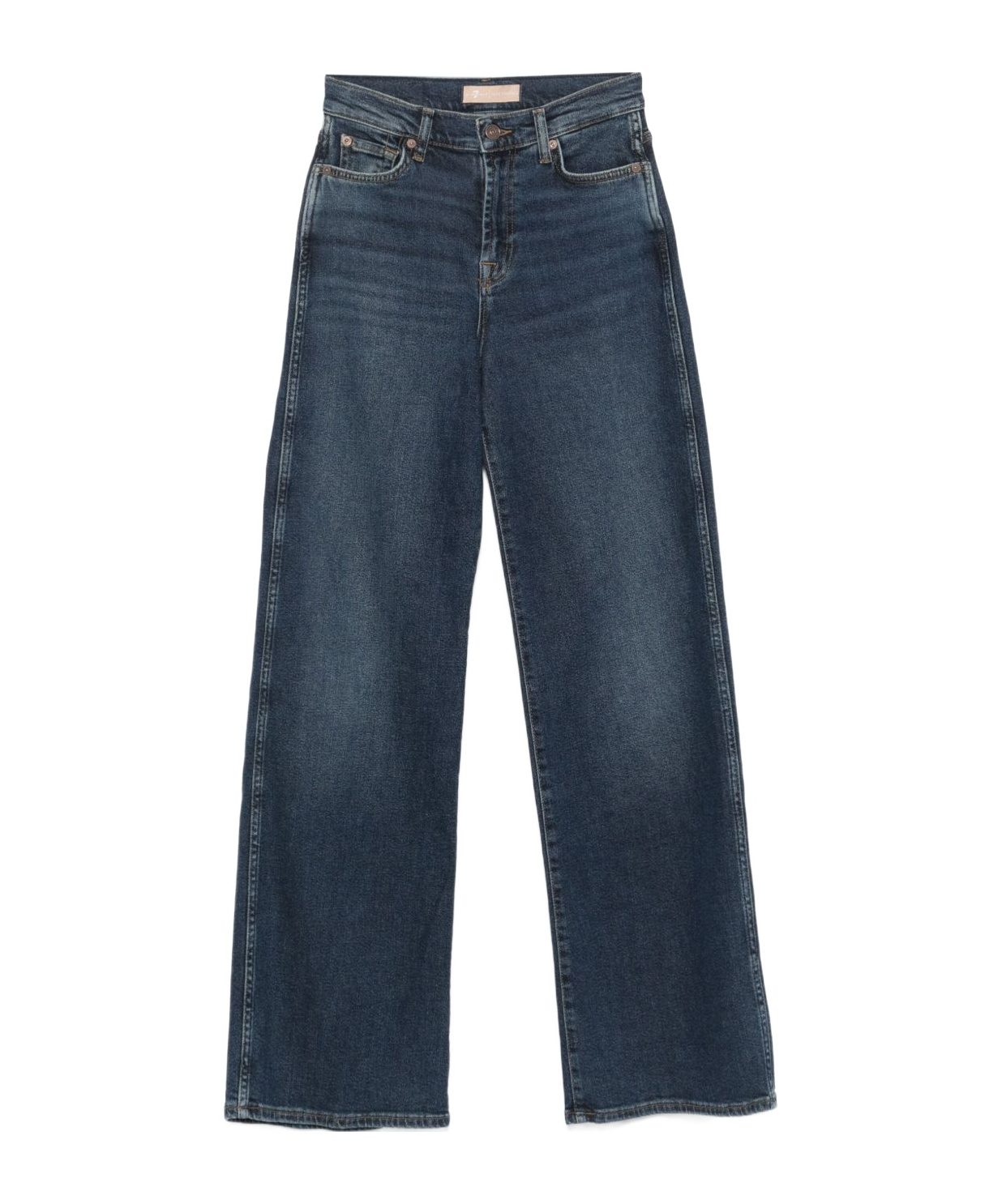 7 For All Mankind Wide-leg High-waist Denim Jeans