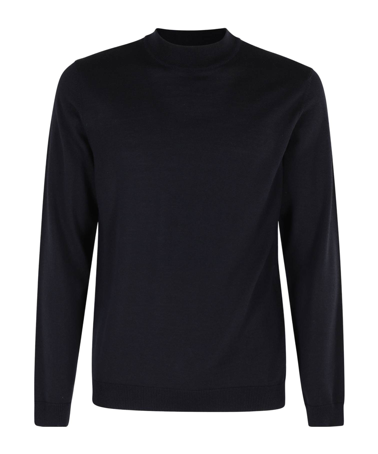 Roberto Collina Long Sleeve Ribbed Sweatshirt In Blue