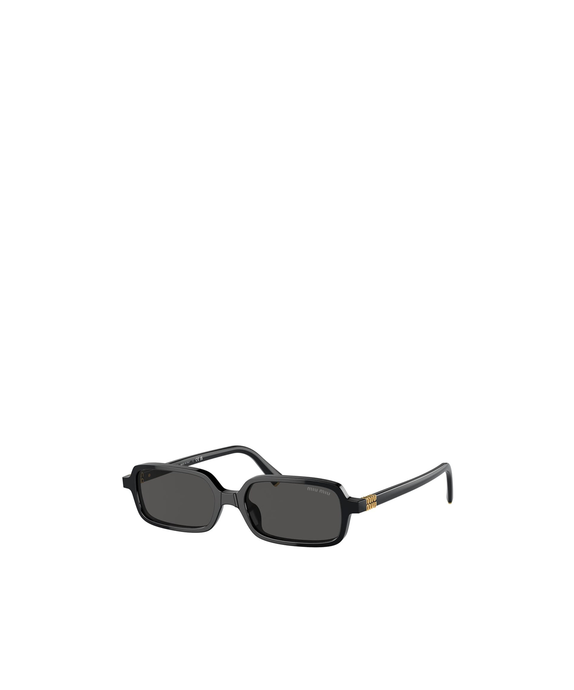 Miu Miu Mu 11zs Blk Shn Gry In Black