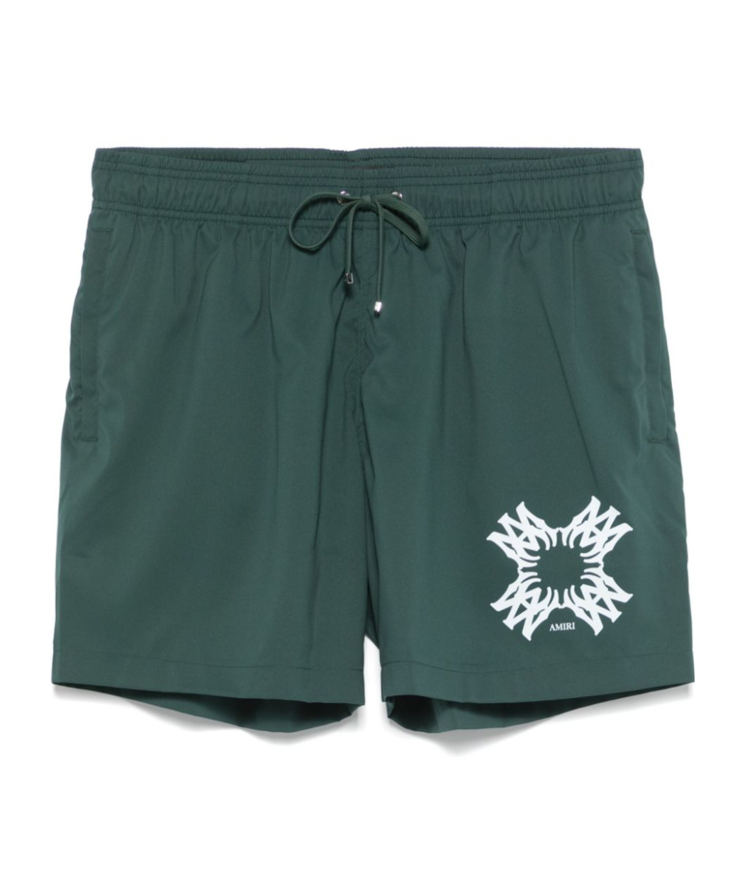 Amiri Printed Swimming Shorts In Green